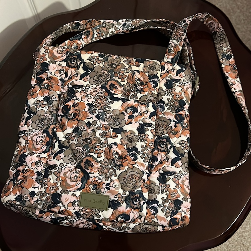 Vera Bradley Ultralight RFID Mini Hipster Crossbody Bag/Purse Floral Sage NWOT